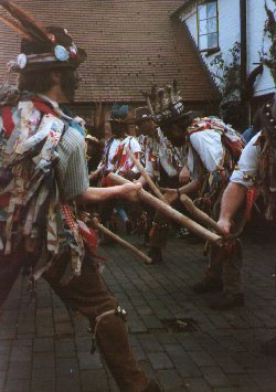 Border Morrismen in action