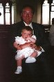 This is me with Daddy just after the service ... WHERE'S CECIL????