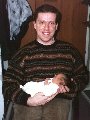 This is the first time I met Uncle Martin, when I was 3 days old.